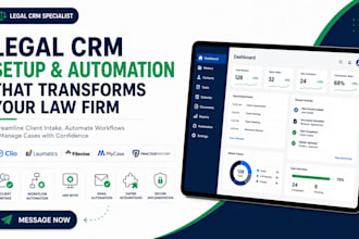 set up clio CRM and workflow automation for law firms