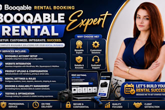 design booqable rental service website booqable online booking website integrat