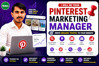 be your pinterest marketing manager to grow your business