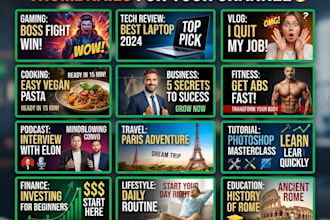 design professional youtube thumbnails