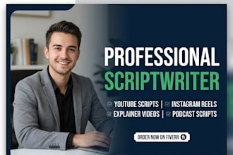 do best script write for your video and content