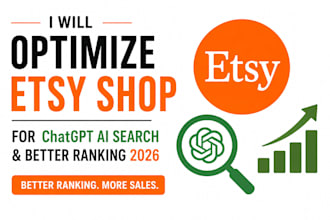 optimize etsy shop for chatgpt ai search and better ranking 2026