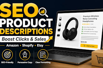 write SEO product descriptions that boost clicks and sales
