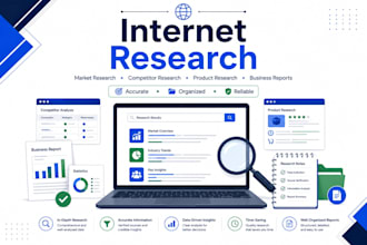 conduct accurate internet research with business reports