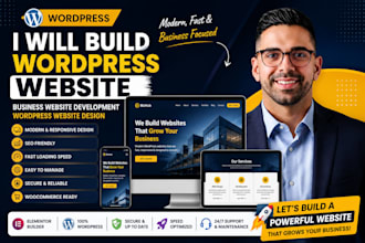 build wordpresss website business website development wordpress website design