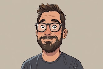 2d cartoon character design or illustration
