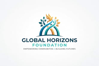 design a professional foundation logo for nonprofit and organizations
