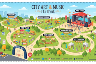 do vector map illustration and event map