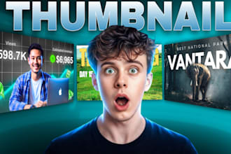 make attractive youtube thumbnail