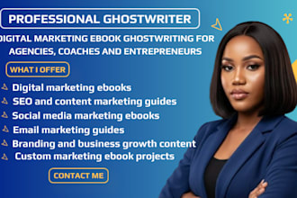 digital marketing ebook ghostwriting for agencies, coaches and entrepreneurs