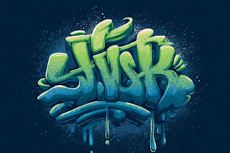 create graffiti pop art canvas designs and murals