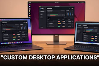 build a custom desktop application for windows