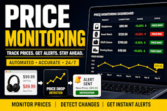 build price monitoring bots for competitor tracking