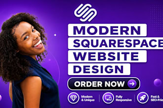 build premium squarespace website, squarespace website redesign, web development