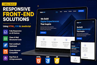 build a responsive front end website