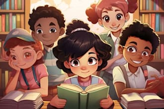 do children book illustration picture book kids storybook character art design