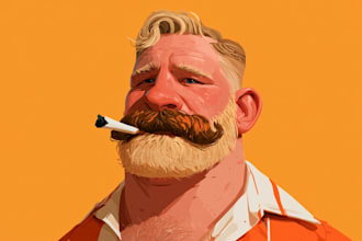 draw a caricature of you a friend or a loved