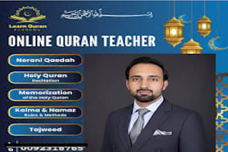 be your online quran teacher and quran tutor with tajweed
