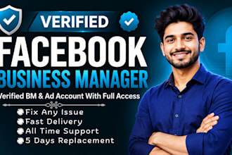 fix issues or setup facebook business manager and ads account