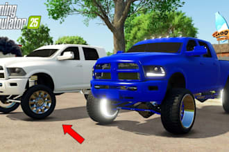 create fs22 custom truck mod, farming simulator, fs25, american truck simulator