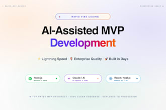 be your expert vibe coder to rapidly build your saas mvp
