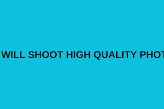 shoot high quality photo of your product