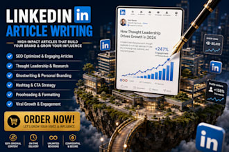 write SEO linkedin articles that build your brand