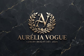 design a luxury beauty brand logo for your business