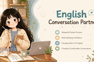 help you practice conversational english through daily chat