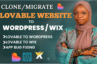 migrate lovable website to wordpress lovable to wix in 1hr without losing design