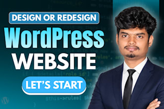 build wordpress website for business, website design and website development