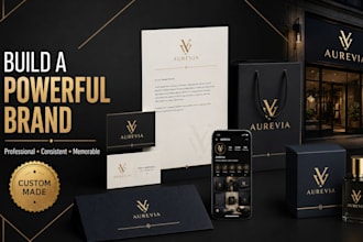 design a professional bespoke distinctive minimalist logo for your business