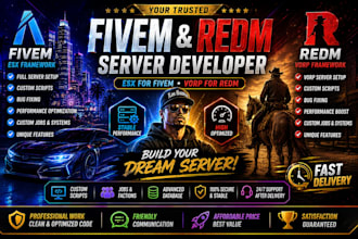 develop redm server with the best framework, redm premium scripts, redm server