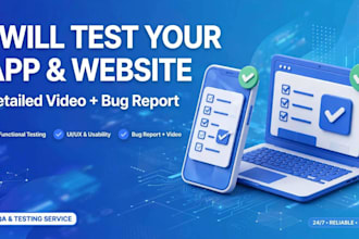 test your app or website and give detailed video feedback
