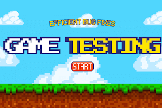 carefully playtest and bug check your pc game