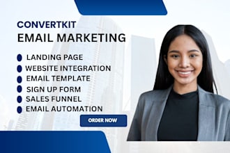 convertkit newsletter kit email sequence automation landing page expert omnisend