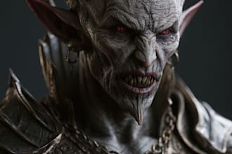 fantasy horror and fantasy horror character