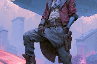 sci fi character illustration or sci fi character