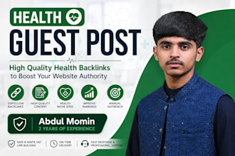 publish health guest post on high authority websites
