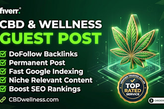 publish high authority cbd guest post on cbdwellness
