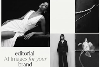 create luxury editorial brand imagery with ai art direction