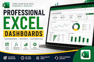 professional excel dashboards and automated reports
