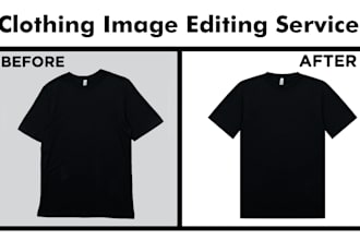 do clothing image editing, ghost mannequin, neck joint