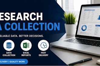 do web research market research and data collection