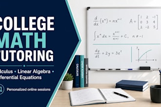 tutor calculus, linear algebra, and differential equations