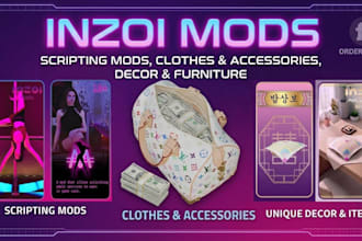 create mods and custom content for inzoi