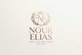 design a luxury cosmetics brand logo for your business