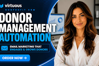 do virtuous nonprofit CRM donor management email marketing automation