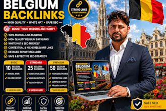 build high quality belgium backlinks for SEO and google
