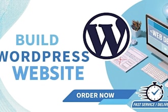 design elementor divi landing page or wordpress website
